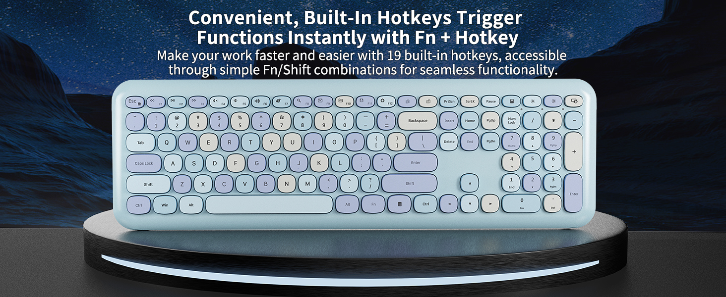 multicolor keyboard and mouse combo