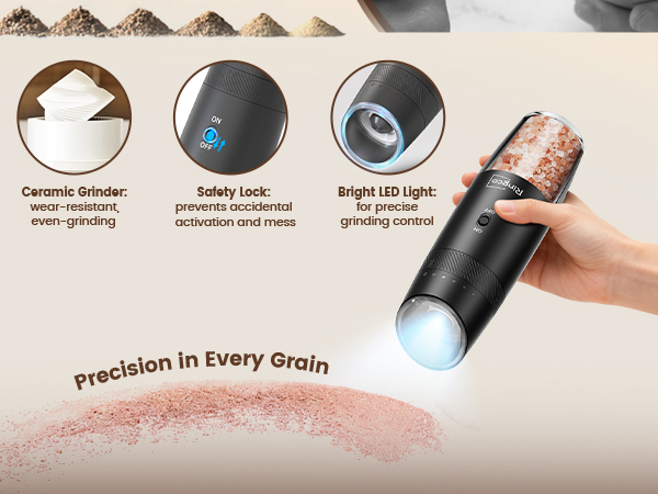 LED light makes every seasoning more precise