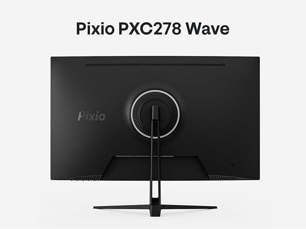 Pixio PXC278 Wave 27 inch 180Hz Refresh Rate QHD 1440p Resolution 1650R Curved Fast VA Panel 1ms GTG...
