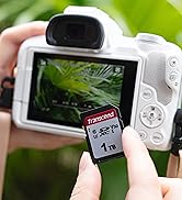 Transcend SDC300S 128GB SDXC Memory Card, Up to 100MB/s, UHS-I U1 V10, Full HD, Class 10 High-Spe...