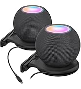AHASTYLE iHomePod Mini Wall Mount Holder ABS Stand [Built-in Cord Management] Stable Bracket Hold...
