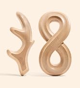 WOOF HonestChew Dog Toy Duo - Durable Dog Chews - Made with Plant-Based Ingredients - Splinter-Re...