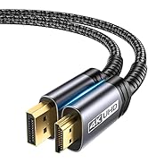 JSAUX 4K DisplayPort to HDMI Cable 10FT-5Pack, DP to HDMI Male Video UHD 4K@30Hz Nylon Braided DP...