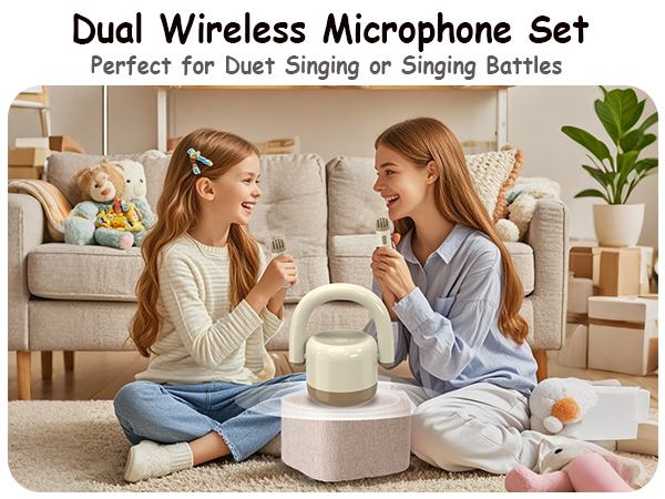 EWA Metal Mini Karaoke Machine for Kids,Girls,Boys