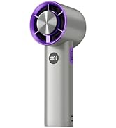 Rican Portable Handheld Turbo Fan,100 Speeds Adjustable Mini Personal Fan, USB Rechargeable Fan B...