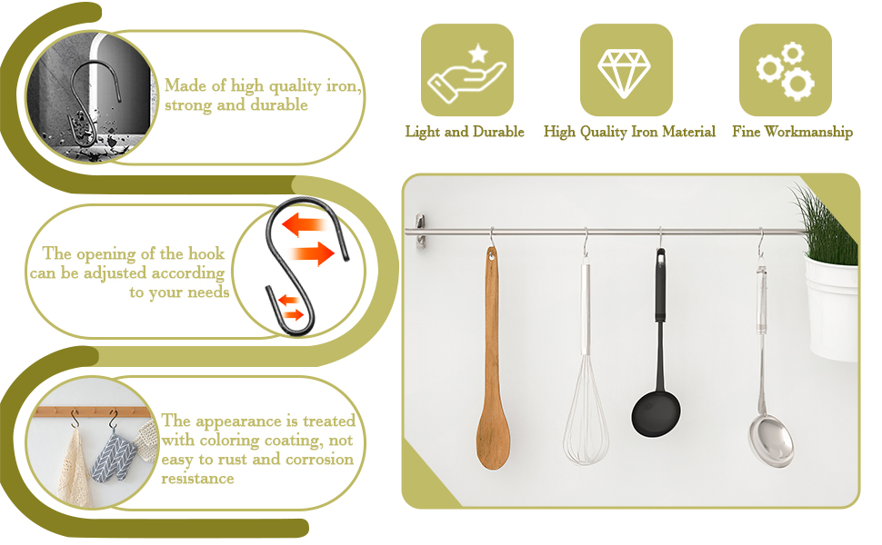 Bonsicoky S Shaped Hooks