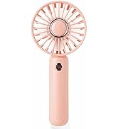 Mini Hand Held Portable Fan, Small Personal Battery Operated Fan Lash Fan Quiet usb Rechargeable ...