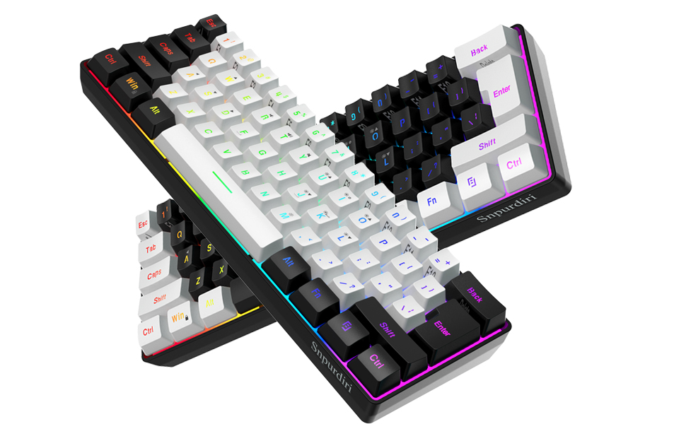 60 percent keyboard small gaming