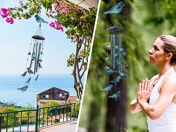 outdoors wind chimes