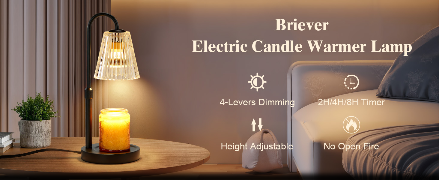candle warmer lamp with timer dimmer candle wax warmer for home decor birthday gifts for women mom