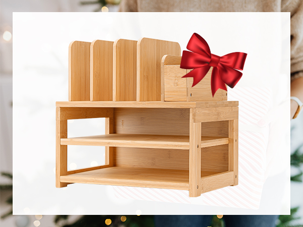 Bamboo Desk Organizer