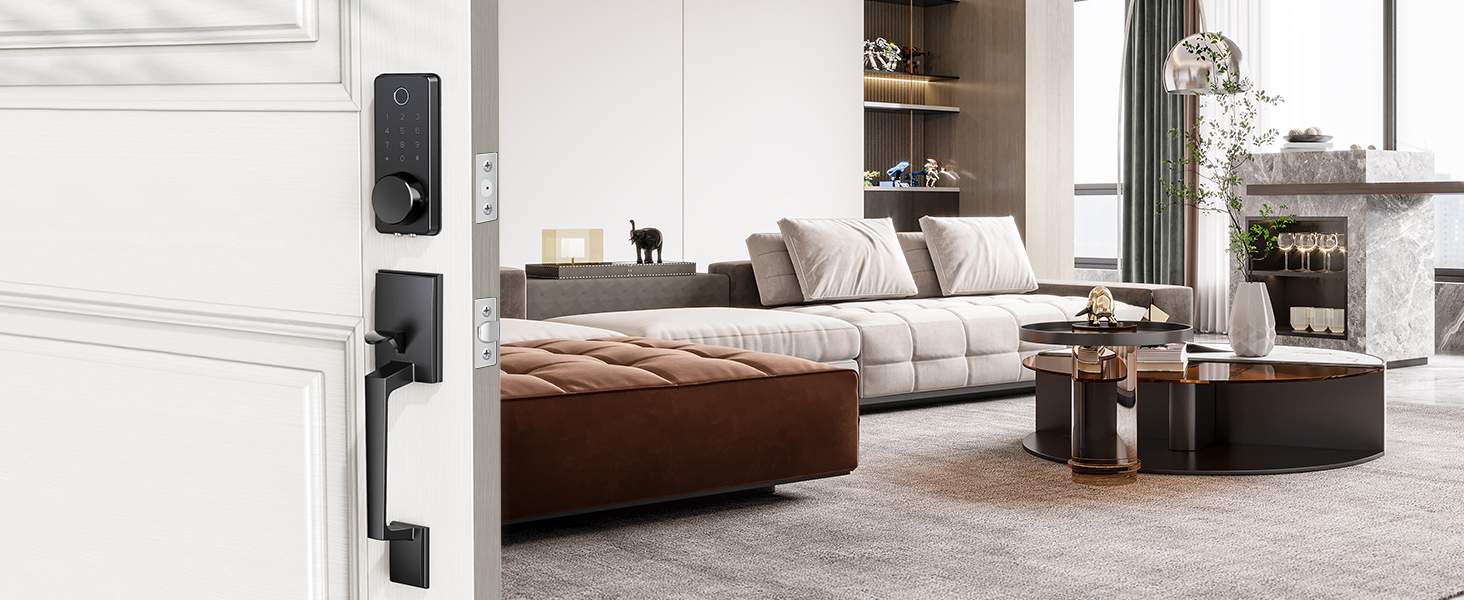 Keyless Entry Door Lock with Handle