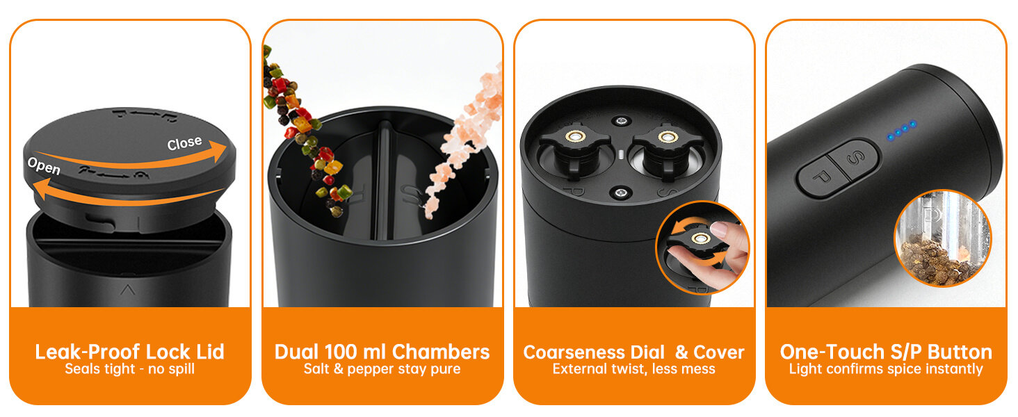 salt and pepper shakers set electric