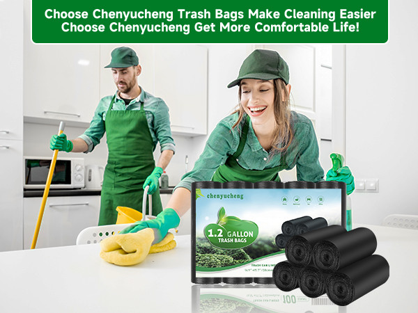 1.2 gallon small trash bags