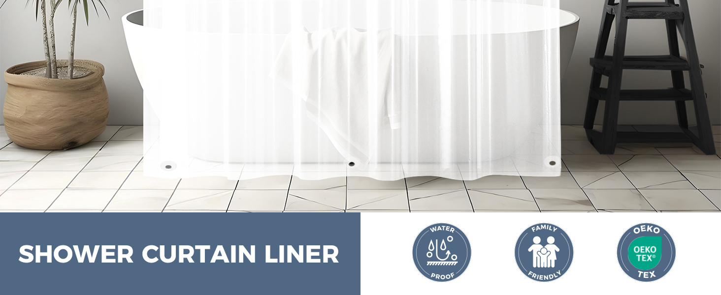 SHOWER CURTAIN LINER