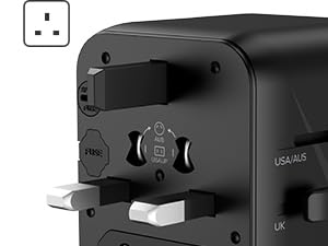 MOMAX Travel Plug Adapter