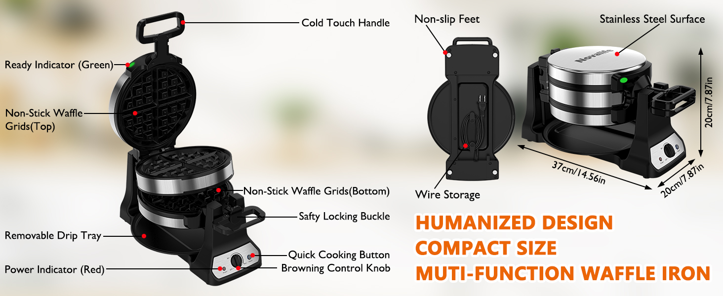 MUTI-FUNCTION WAFFLEIRON