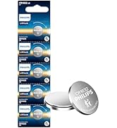 Philips CR1632 Batteries 5 Pack, CR 1632 Batteries Lithium 3v | Up to 70% More Power | 10 Year Sh...