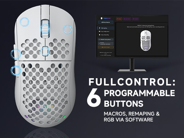 6 BUTTONS PROGRAMMABLE
