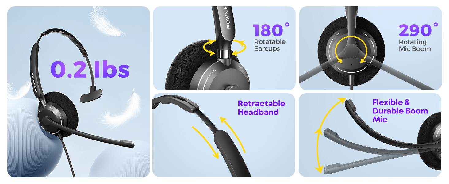 USB A computer headset office headset with mic phone headsets for office phones office headset