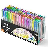 Shuttle Art 240 Pack Glitter Gel Pens, 120 Colors Glitter Gel Pen Set with 120 Refills for Adult ...