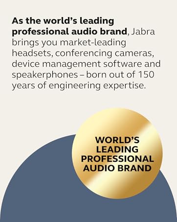Jabra headsets, jabra evolve,, video technology, and earbuds for the office or from home.