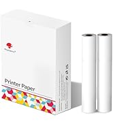 Phomemo A5 Size Thermal Printing Paper, 2 Roll Quick-Dry 8.27''x5.82'' Thermal Paper Compatible w...