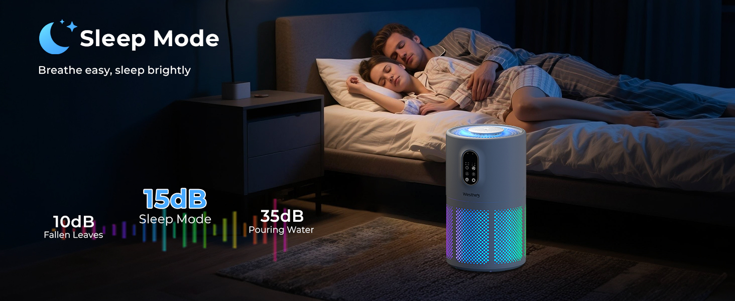 home air purifiers with sleep mode