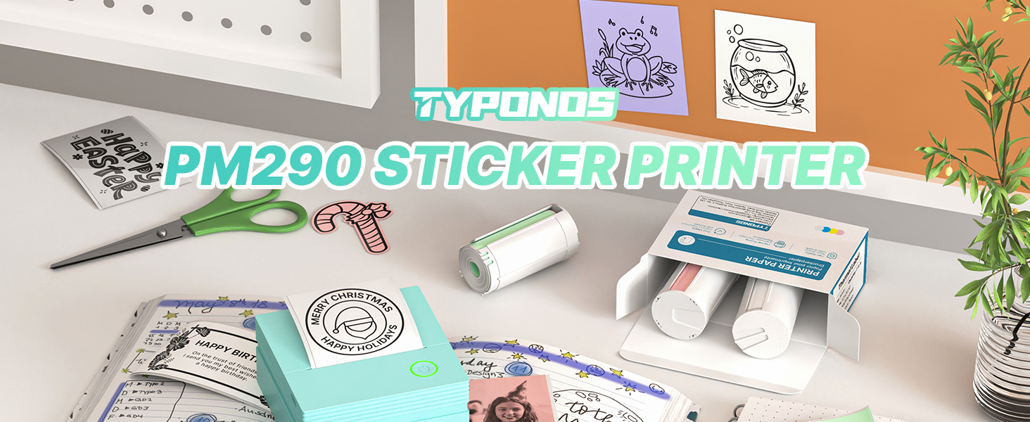 sticker printer mini printer sticker maker machine print pod sticker printer sticker printer machine