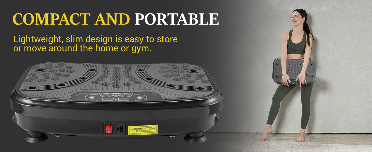 Vibration Plate Exercise Machine for Home Gym