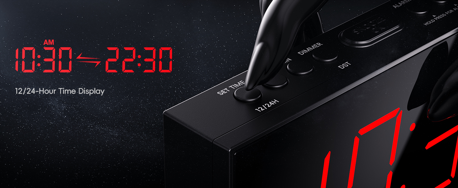 12/24hour alarm clock