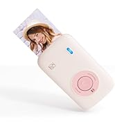 HPRT CP2100 Portable Photo Printer for iPhone &amp; Android, 2 * 3 Instant Color Mini Printer, Blueto...