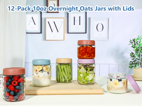 10oz glass jars
