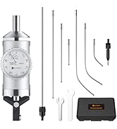 Neoteck Coaxial Centering Indicator 0-0.15''/0.0005'' Dial Indicator Set with Storage Case Accura...