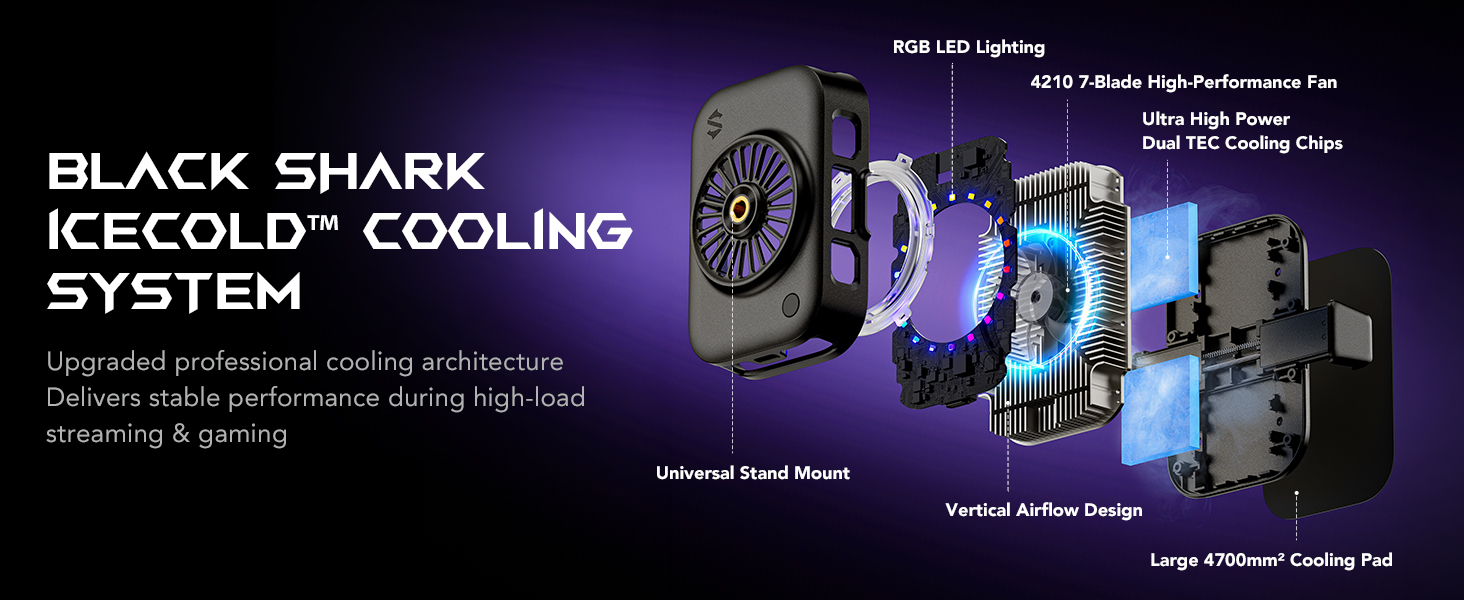 Black Shark Live Streaming Cooler 