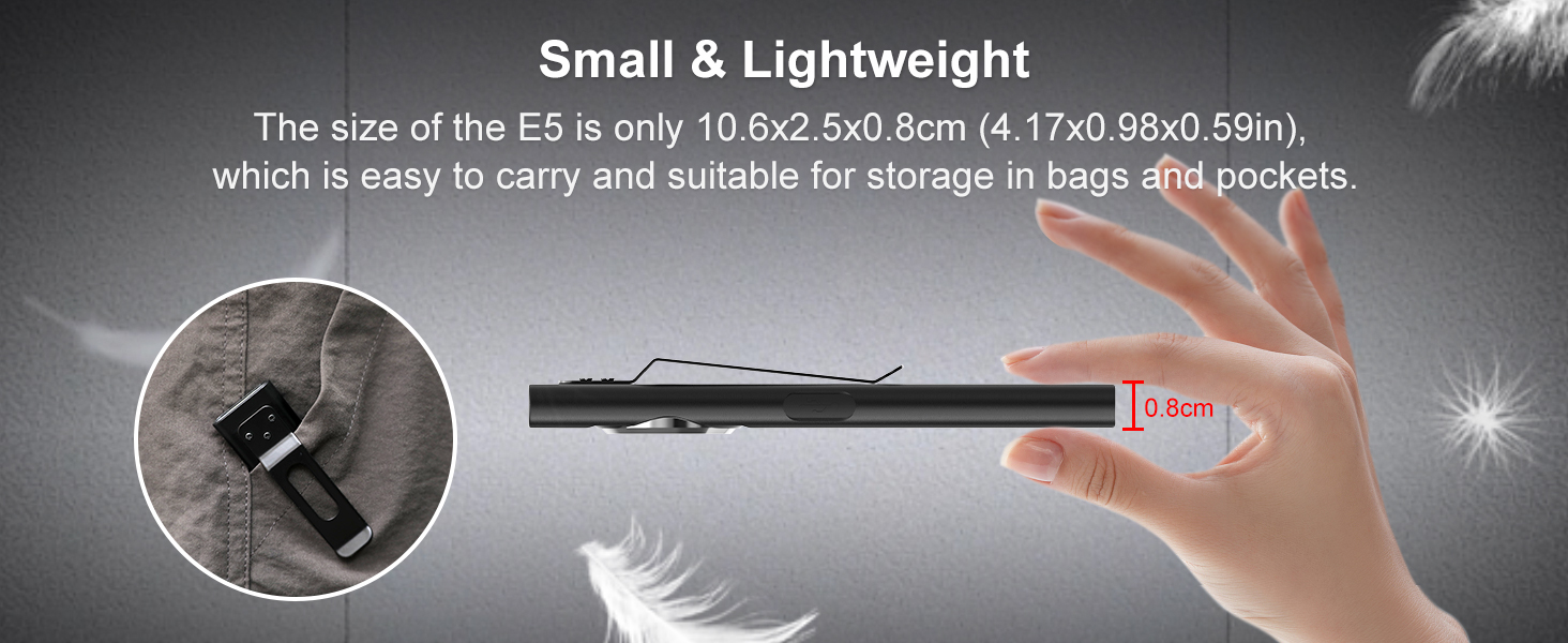 rechargeable flashlights small