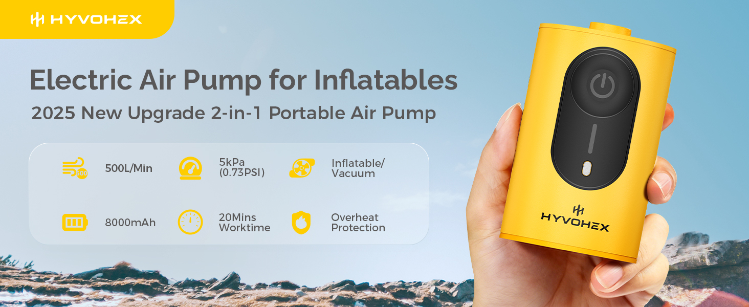Portable Air Pump for Inflatables