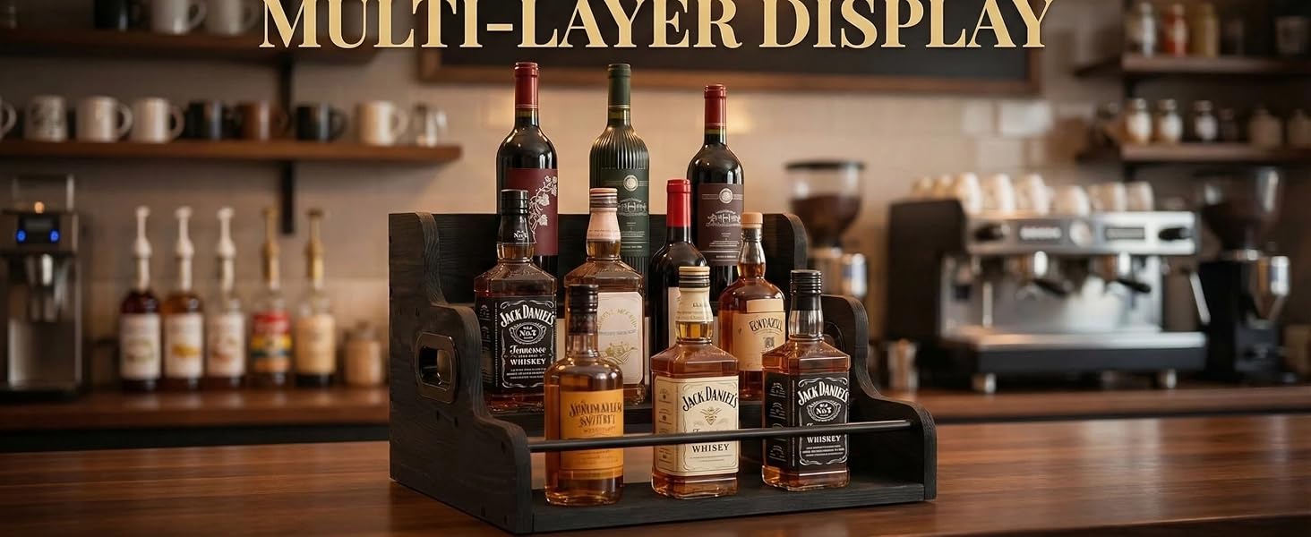 fengligoo bottle display rack shelf