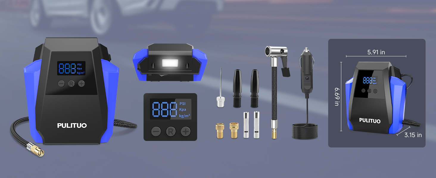 Tire Inflator Portable Air Compressor