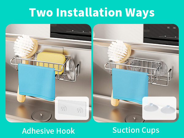 sponge caddy for kitchen sink