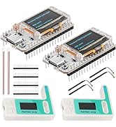 2 Pack ESP32 LoRa V3 915 MHz Board with 0.96inch OLED Display 4 Signal Enhancement Antenna and SX...