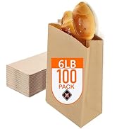  Brown Paper Snack Bags