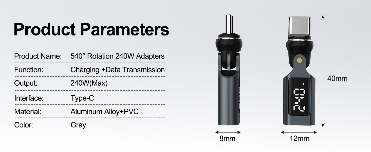 type c magnetic charger