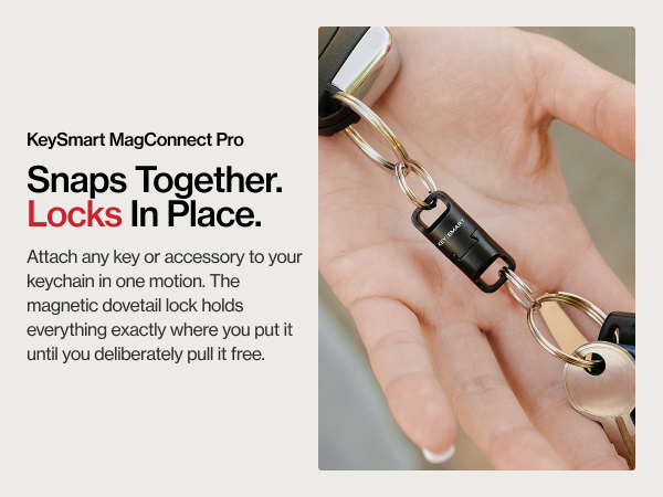 magnetic keychain key holder
