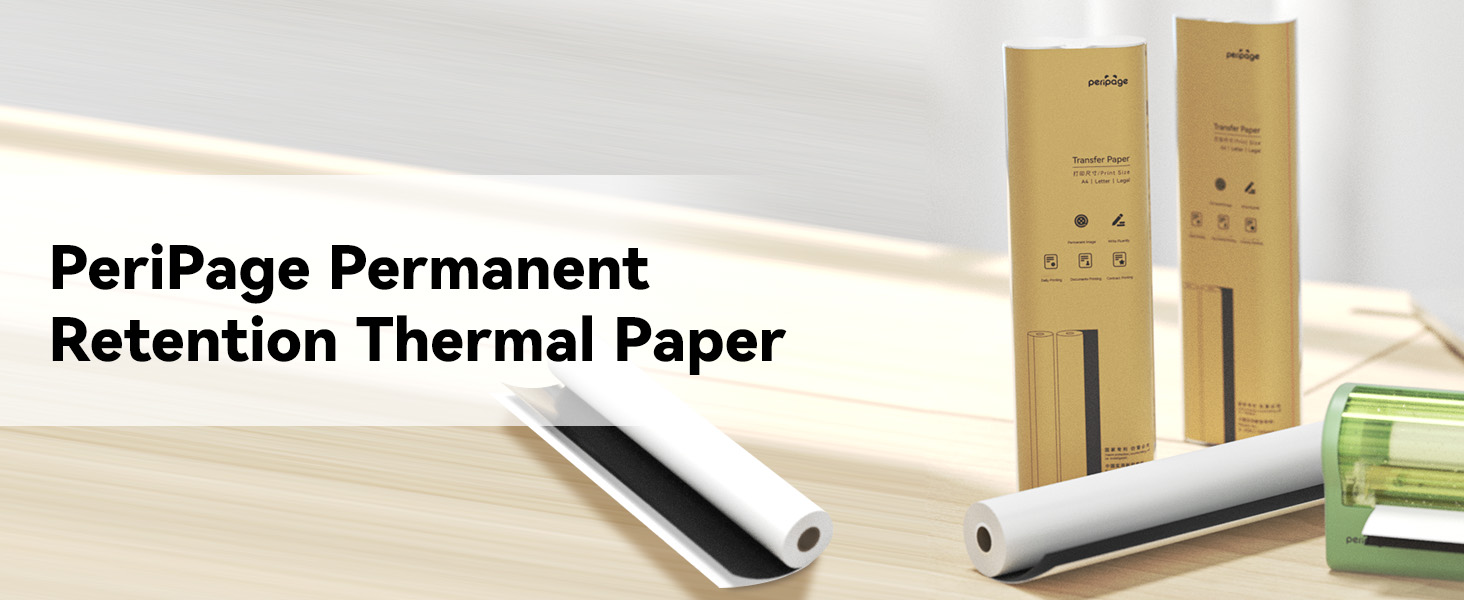 PeriPage Permanent Retention Thermal Paper