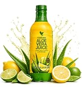 Forever Living - Aloe Vera Juice - Lemon Lime Flavor, Pure Inner Leaf Gel Drink for Digestive Hea...