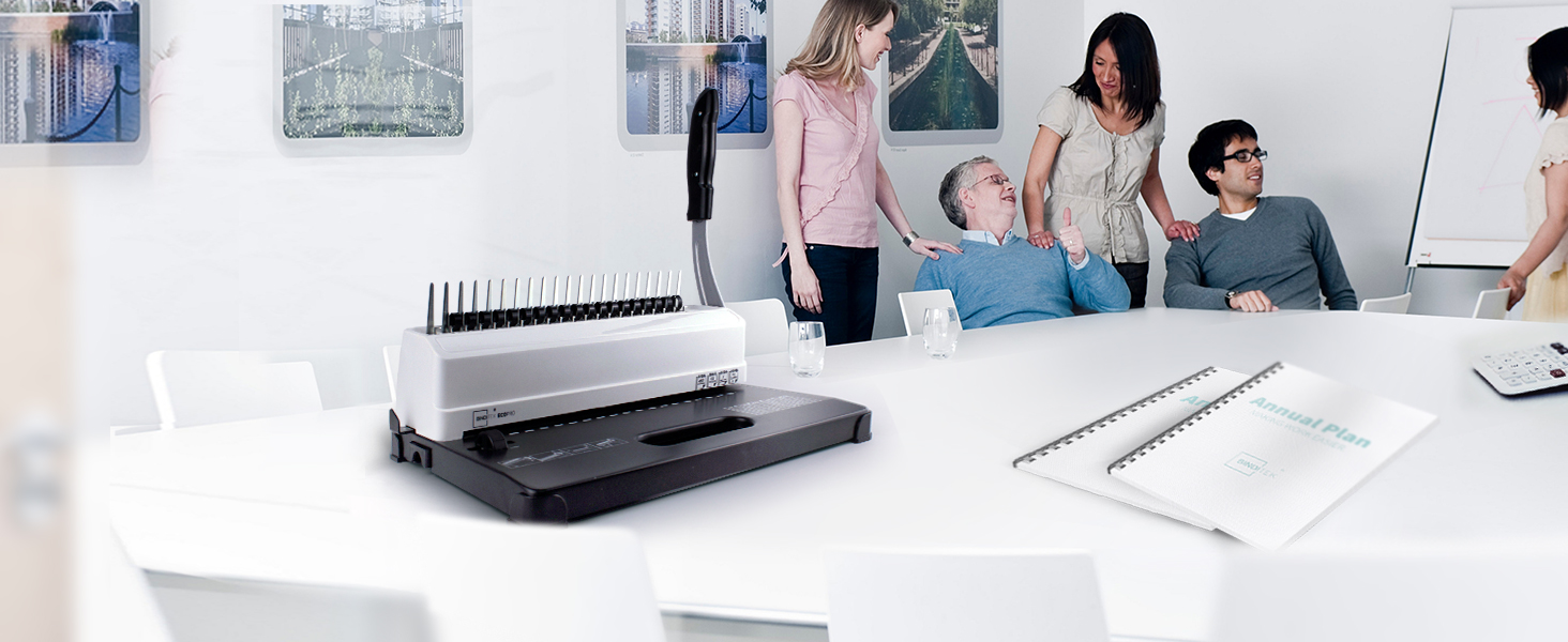 Comb binding machine