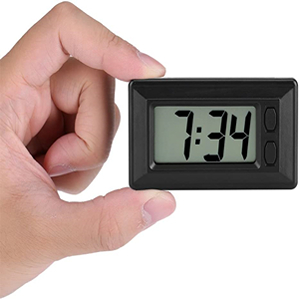 the alarm clock is a digital alarm clock that is designed to keep your hands from getting too busy.