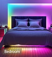 DAYBETTER Under Cabinet Lighting, 20ft RGBWIC Flexible Under Cabinet Lights, 360 LEDs, Smart RGB+...