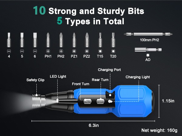 Electric Screwdriver Cordless